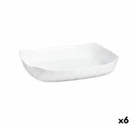 Teglia da Cucina Luminarc Smart Cuisine Rettangolare Bianco Vetro 33 x 27 cm