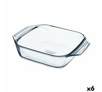Teglia da Cucina Pyrex Irresistible Quadrato Trasparente Vetro 6 Unità 29,2 x