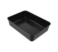 Teglia da Forno in Acciaio al Carbonio Nero Profondo per Casseruole Torte Browni