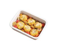 Teglia da forno in ceramica ad alta temperatura, 1500 ml, rettangolare, in porcellana, per pesce al vapore, drenaggio dell'olio e uso in forno, durevole