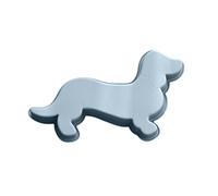 Teglia da forno in silicone Simpatico stampo per torta a forma di cucciolo di bassotto a forma di animale Stampo per cioccolato Utensili da cucina Stampo per torta in silicone blu Teglia per torta Teg