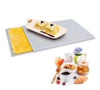 Teglia da forno per pasta sfoglia, forata ideale per Mille Feuille, perfetta per cuocere pane e pasticceria, 39,5 x 29,5 cm