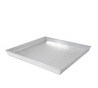 Teglia forno forata 37x37x3 cm in alluminio