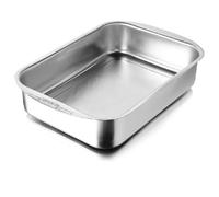 Teglia Frabosk Rettangolare cm 35x25 Acciaio Lasagnera Antigraffio Antiaderente