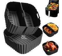 Teglia Friggitrice ad Aria per Russell Hobbs Air Fryer XXL 8L/8.3L 3 Pezzi