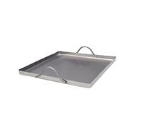 Teglia in ferro - teglia da 22 x 22 cm con 2 maniglie, ideale per forno, resistente e durevole, perfetta per cucinare e cuocere.