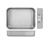 Teglia Inox Catering 40x30 Cm Grigio Pinti Inox