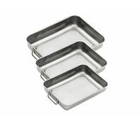 TEGLIA LASAGNERA ROSTIERA ACCIAIO INOXRIV STAR CM. 35X27 PZ.1 RETTANGOLARE