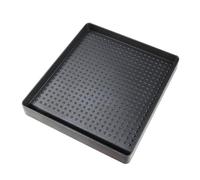 Teglia per barbecue, antiaderente, con cestello scanalato, resistente al calore, per verdure, pesce, carne, piano cottura per campeggio o cucina domestica, strumento di cottura uniforme per la