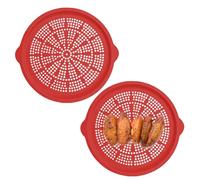 Teglia Per La Cottura Della Pizza | 2 Pezzi Con Diametro Di 39,9 Cm In Silicone Resistente Alla Lavastoviglie,Teglia per Pizza Antiaderente per Forno,Per Barbecue All'Aperto Picnic E Cottura Al Forno