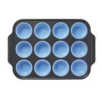 Teglia per Muffin da Forno | Teglia In Silicone Antiaderente Portatile Con 12 Scomparti,Teglie Per Cupcake Da Forno | Adatto A Cucina, Casa, Sala Da Pranzo, Tavolo, Cibo, Uomo, Donna, E Microond