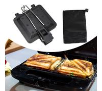 Teglia per panini a doppia faccia, per il pranzo con muffin al barbecue