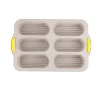 Teglia per panino hot dog in silicone flessibile facile rilascio teglia da forno