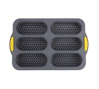 Teglia per panino hot dog in silicone flessibile facile rilascio teglia da forno
