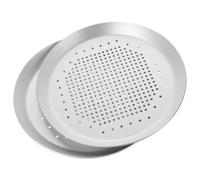 Teglia per pizza forata da 2 pezzi Teglia per pizza rotonda con fori Teglia per