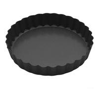 Teglia per pizza, in acciaio al carbonio antiaderente, con molla, con crosta perforata, per pizze fatte in casa croccanti e sicure in forno (B-12,7 cm)