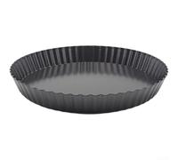 Teglia per pizza, in acciaio al carbonio antiaderente, con molla, con crosta perforata, per pizze fatte in casa croccanti, adatta al forno (B-22,9 cm)