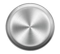 Teglia Per Pizza In Acciaio Inossidabile Vassoio Rotondo In Metallo Multifunzionale Per Torta Di Frutta Teglia Per Pizza In Acciaio Inossidabile Da 26 Cm Teglia Da Forno Per Pizza Piatto Rotondo Per P