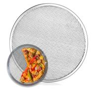 Teglia per pizza in acciaio inoxs, multiuso per pizza e pasta (40,6 cm)