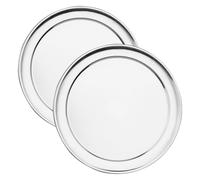 Teglia per pizza in alluminio antiaderente da 2 pezzi, teglia rotonda da 6