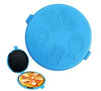 Teglia per pizza per microonde: teglia rotonda per cottura a calore rapido, piastra in silicone multifunzionale, sostituzione dello stampo per riscaldare il forno, per cucinare pancake, cucina, dormit