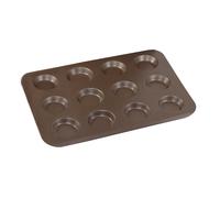 Teglia Per Tartellette Gobel 12 Fori - 80Mm - Antiaderente Per Tartellette/Torte