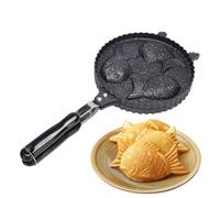 Teglia per torta di pesce, Stampo da forno antiaderente, Pentola a manico lungo in alluminio, Macchina per Taiyaki giapponese, Dessert per la raccolta domestica, Fornitura per casalinghe per principia