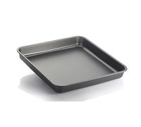 Teglia Pizza Quadrata Antiaderente per forno 35x35 h4,5 Multiuso Universale