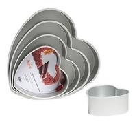Teglia Professionale Anodizzata Ø 30 altezza 7,5 cm a forma di Cuore
