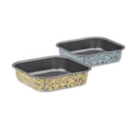 TEGLIA QUADRA ANTIADERENTE CM.20X20X5h X FRIGGITRICE AD ARIA