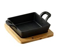 Teglia quadrata per forno - Cook & Share - presentazione inclusa, 12,3x18,5x3,6 cm, ghisa