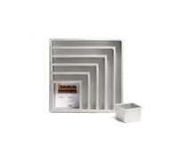 Teglia QUADRATA - stampo per torte e dolci in Alluminio Anodizzato 10cm