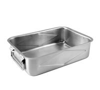 Teglia Rettangolare Inox Casa 30x21 548106 Grigio Pinti Inox
