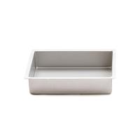 Teglia Rettangolare - stampo tegame per torte in Alluminio Anodizzato 25x38cm