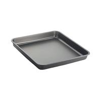 VESPA SPA Teglia da Forno in Alluminio Antiaderente Sfornatutto CM.30x30x3h Ottima per Casa e Compatibile con Forno Elettrico e Gas - nero alluminio 8014932002720