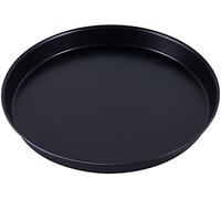 Teglia Tonda in Lamiera Blu con bordo basso - Diametro 28x2,5 cm