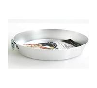 Pentole Agnelli Family Cooking Alluminio Tortiera Conica con Anello, Argento, 36 cm