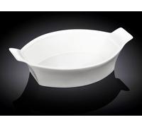 Teglia Wilmax 22 cm ovale in porcellana, resistente al calore - WL-997009/A