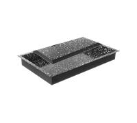 HENDI Teglia GN 1/1, rivestimento antiaderente in marmo, bacinella CONVECTOMAT CLASSIC, contenitore vassoio GN, resistente fino a 300°C, adatto per forni, 530x325x(H)20mm, acciaio smaltato