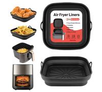 Teglie Per Friggitrice ad Aria 2 Pezzi Teglia in Silicone Per Air Frye Contenito