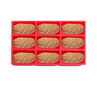 Teglie per pagnotta in silicone - Stampo per pane a 9 cavità, piccolo vassoio rettangolare antiaderente, teglia per brownie di pane di mais, macchina per cioccolato e cheesecake, categoria di prodotti