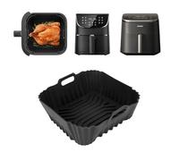 Teglie Silicone per COSORI 5,5L 6L Friggitrice ad Aria Turbo Blaze 6L, Teglie Silicone per Friggitrice ad Aria riutilizzabile per COSORI Friggitrice ad Aria 6L CAF-DC601-KEU 5,5L Cp158-AF