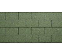 Tegola Canadese Spa 2103080092078 Tegola bituminosa granigliata Verde, Set di 16 Pezzi