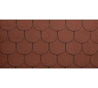 Tegola Canadese Spa 2113080092013 Tegola bituminosa granigliata Rossa, Rosso, Set di 16 Pezzi