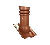 Tegole EVO Ventilazione Camino DN125 mm con Braas - Frankfurter Tetto, Tegole Ventilate Ventilatore, Condotto Tetto, Benders - Mecklenburger, ProDach - Doppio Römer, Camino di Ventilazione