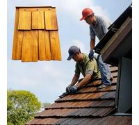 tegole Nuove tegole e Cotto per tetti spioventi per esterni, Coppi per tetti in legno composito per grandi aree, riparazione e decorazione(Yellow 1,50pack)