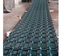 tegole Pannello di copertura per tegole in resina ASA commerciale di grandi dimensioni, copertura per tetto a shed, decorazione per tetti, scandole(Green,WxL 41 2/7'' x 26'')