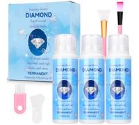 TEGOVE Sigillante per pittura a diamante 120ml x 3,viene fornito con 4 Accessori Diamond Painting,colla per pittura a diamante,Sigillante per Diamond Painting,set di colla per pittura con diamante