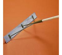 Tegra Barra Dentata Con Boccola In Metallo (senza Manico)-Argento