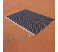 Tegra Rete Livellatrice Con Listello In Legno,Pesante-Marrone,Nero Opaco